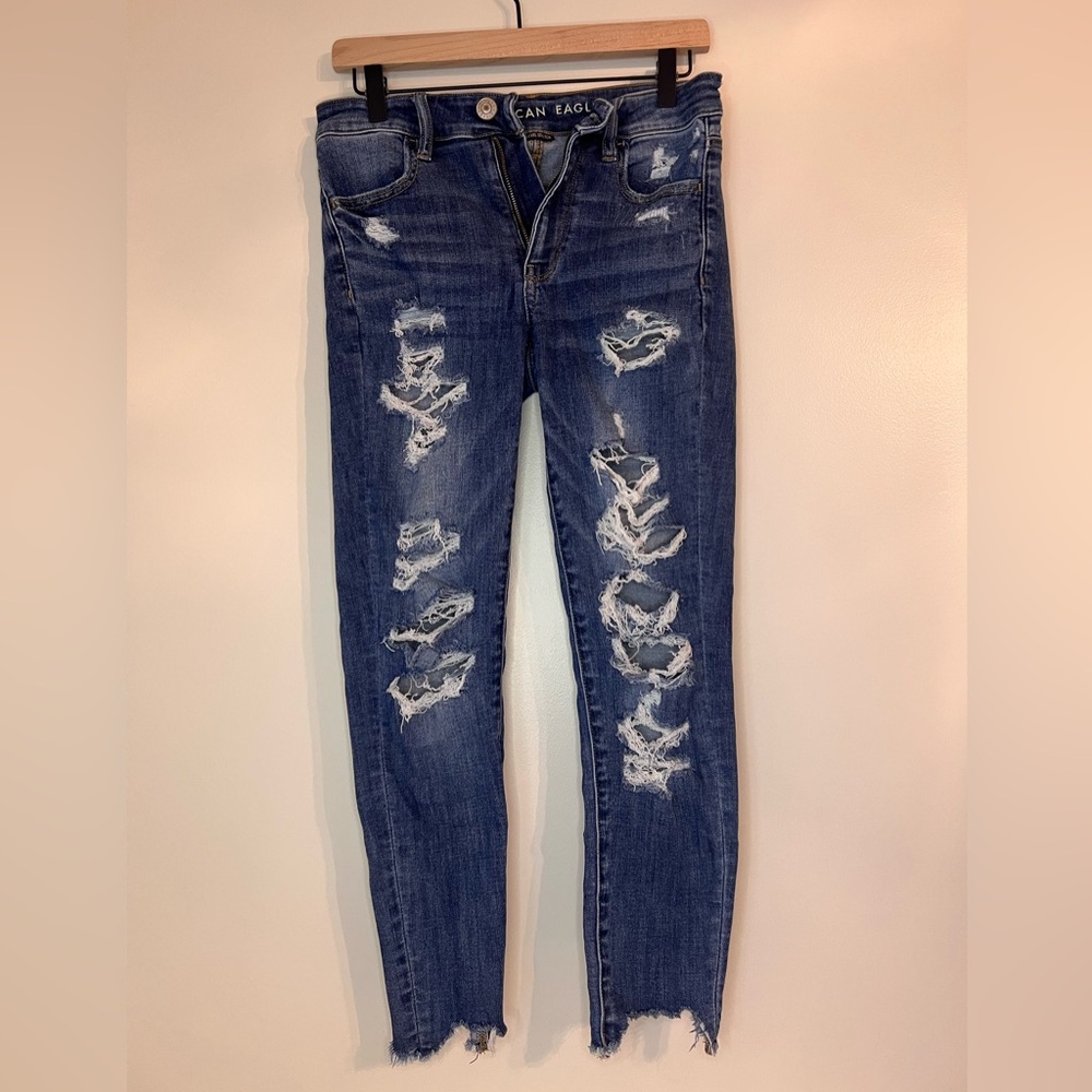 American Eagle Distressed Skinny Jeans